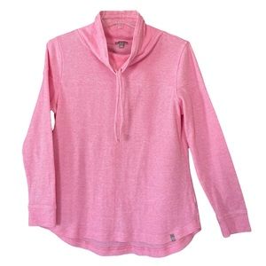 T by Talbots Lp Textured Cowlneck Pullover Size Large Petite